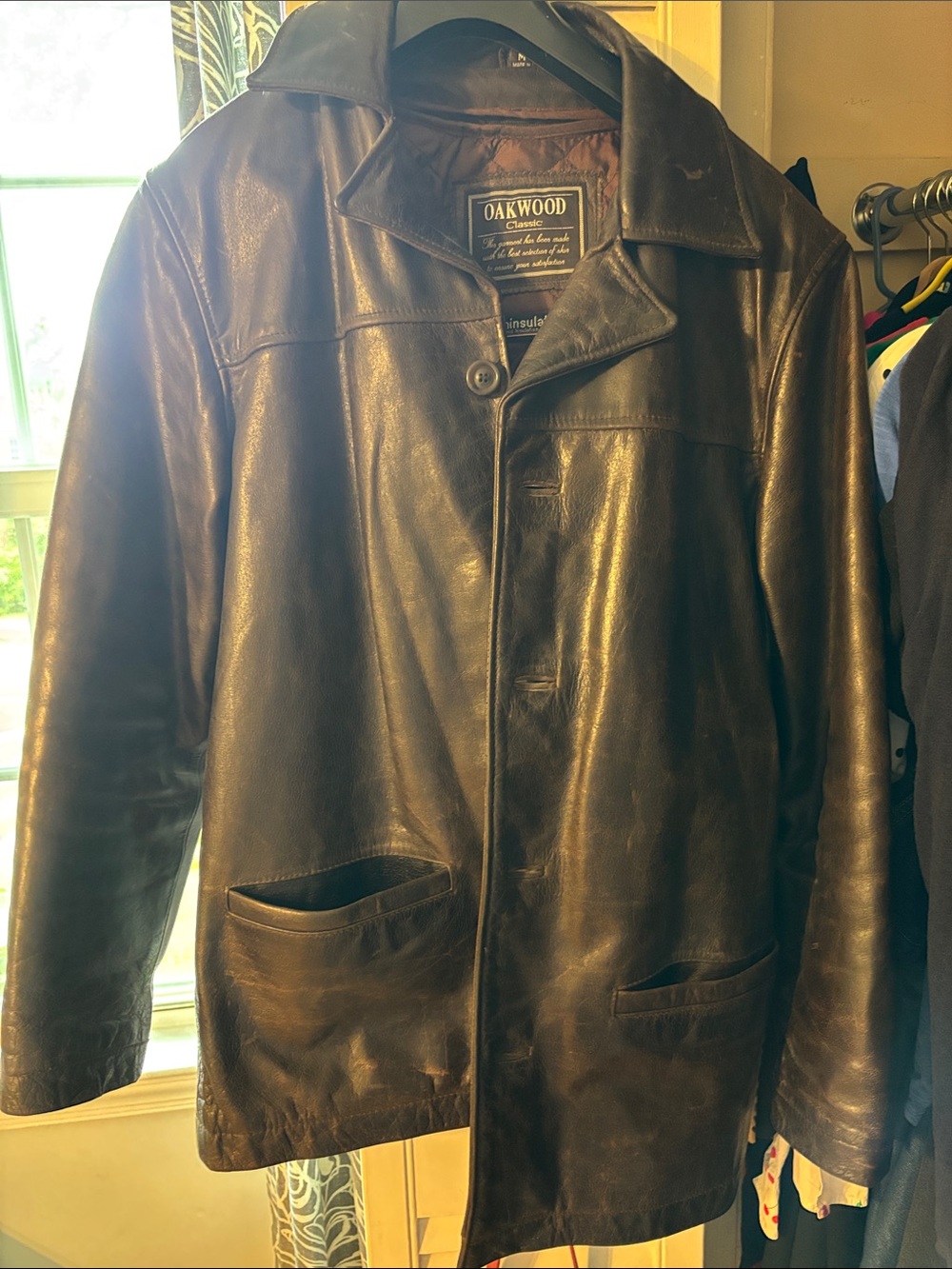 Men's Brown Leather Jacket